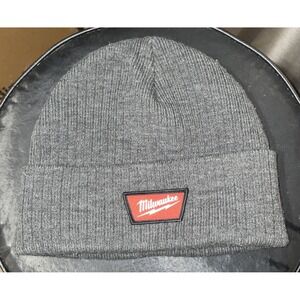 Milwaukee Rib-Knit Cuffed Beanie - Gray One Size M750G NWT